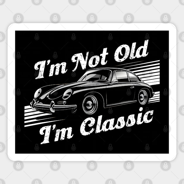 Retro Rides Tee Magnet by MakerMind8.2